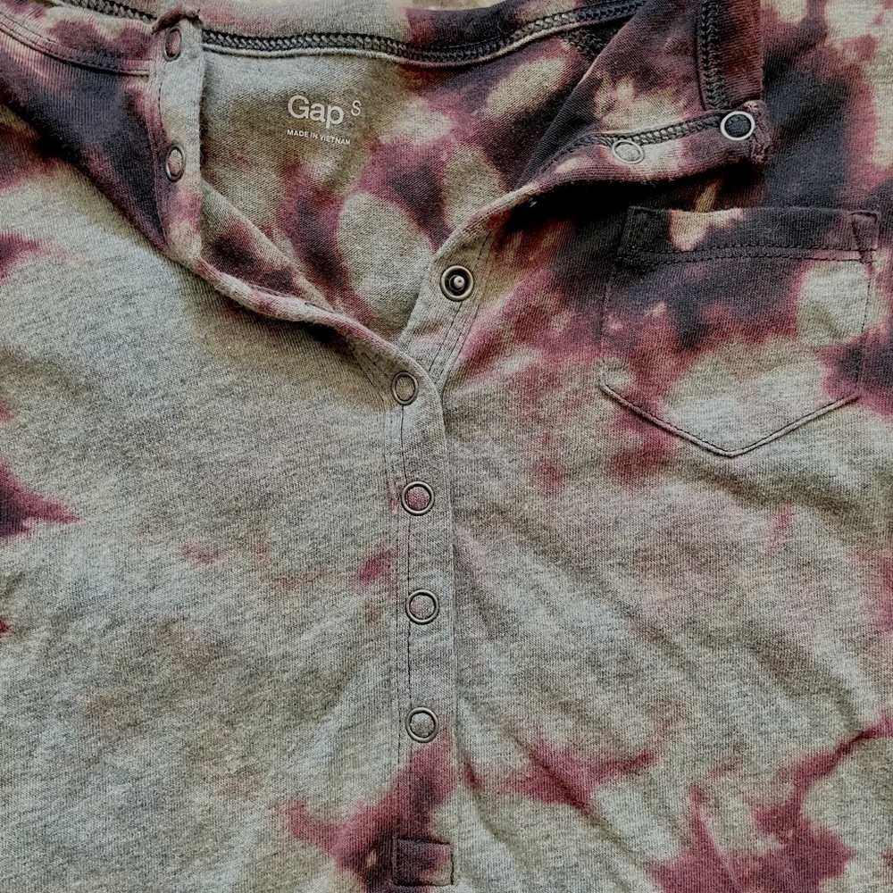 Bleach Tie Dye Long sleeve - Picture 2 of 3